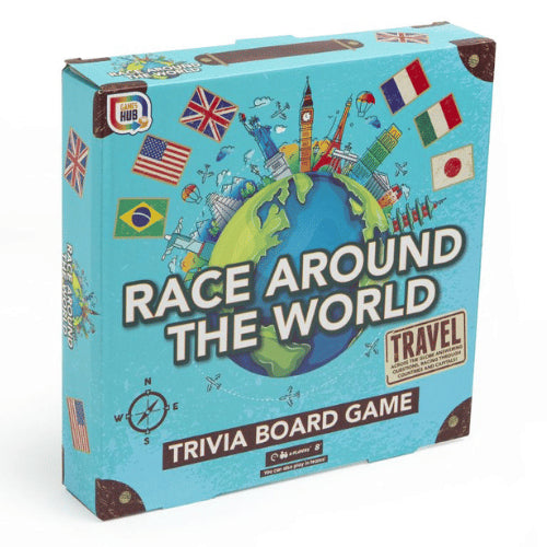 Race Around The World - Trivia Board Game