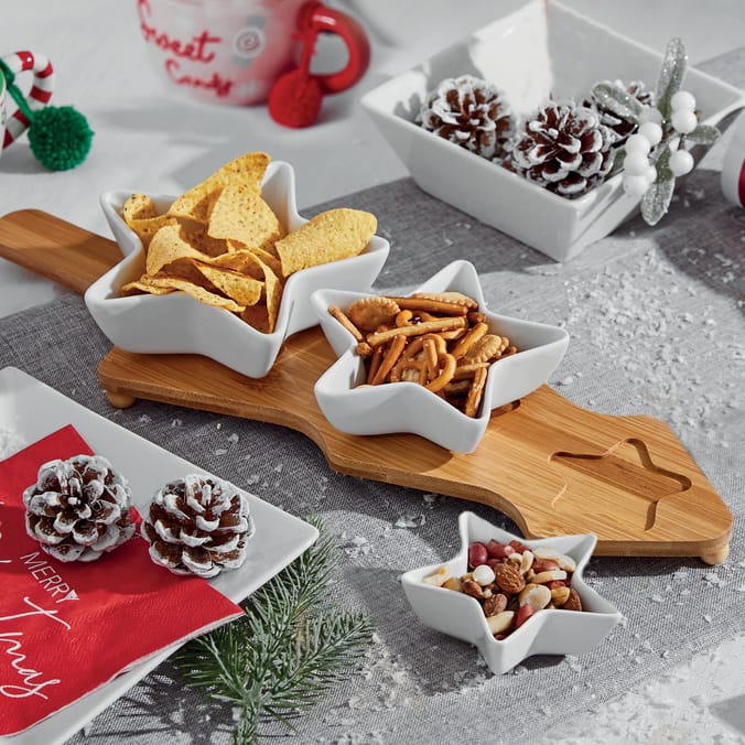 Star & Nibbles Bowls & Platter