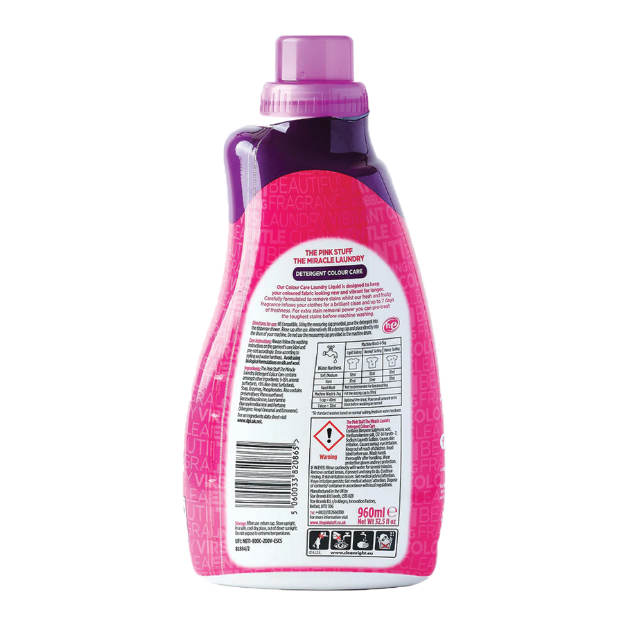 The Pink Stuff - The Miracle Detergent Colour Care