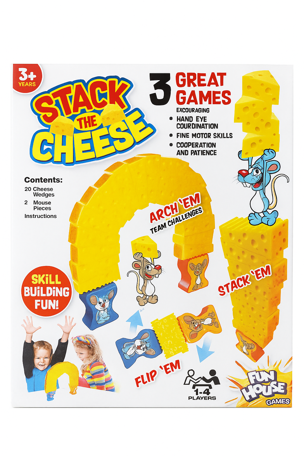 Stack The Cheese Game