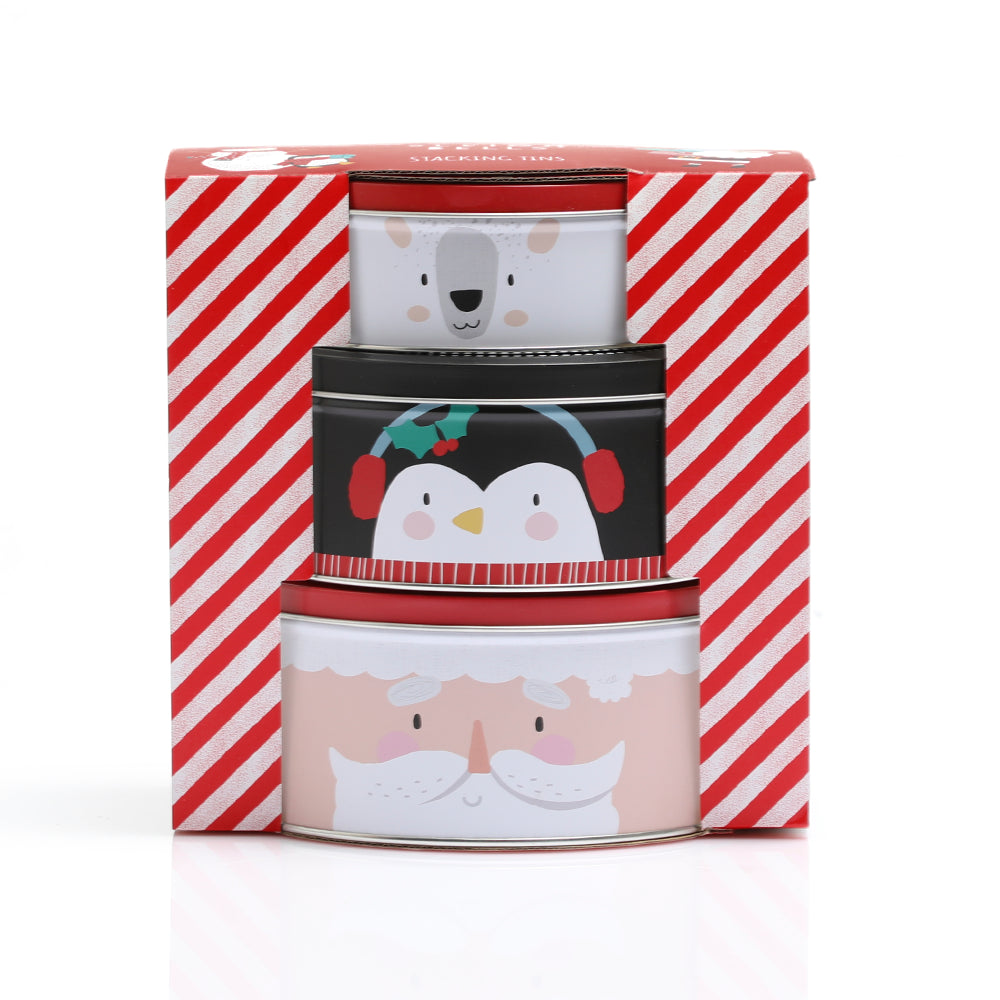 Sleigh Bells Set Of Tins