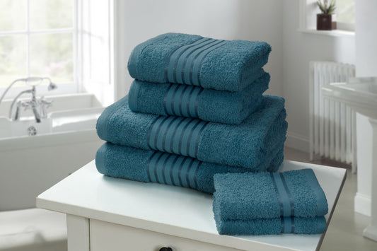 Luxury Feel 6 Piece Towel Bale - Teal