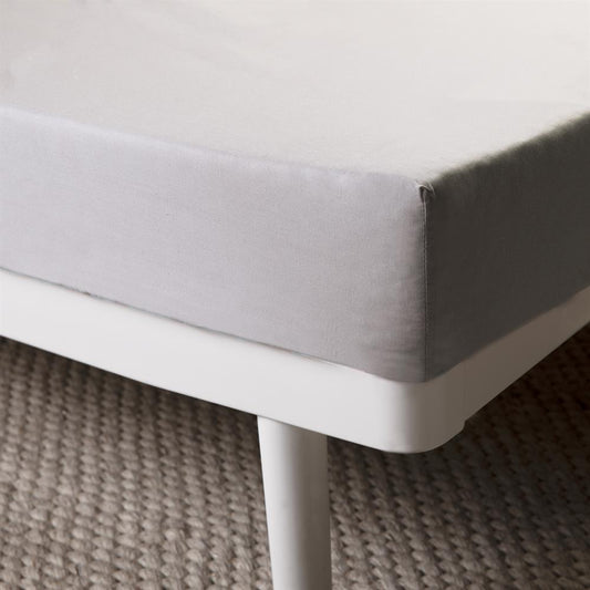 Silver Fitted Sheet - 25cm Deep
