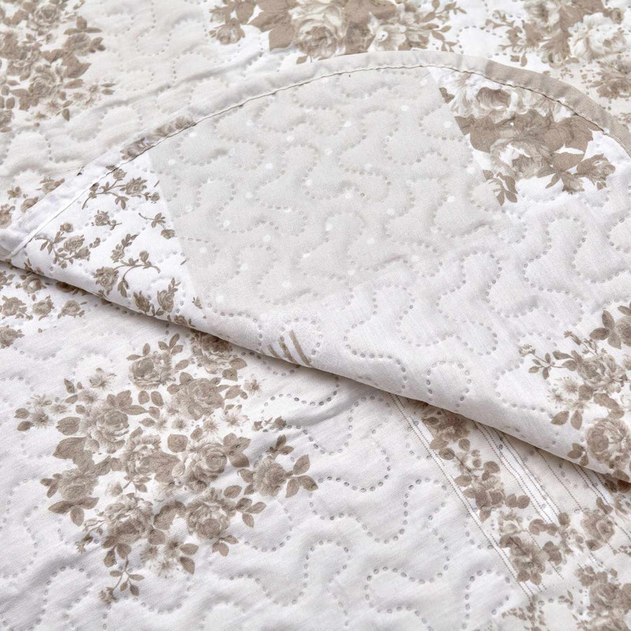 Cotswold Quilted Bedspread - Natural