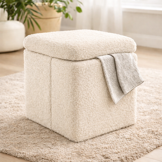 Teddy Fluffy Ottoman