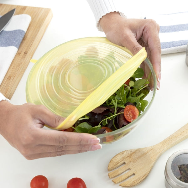 Set of 10 Reusable & Adjustable Kitchen Lids