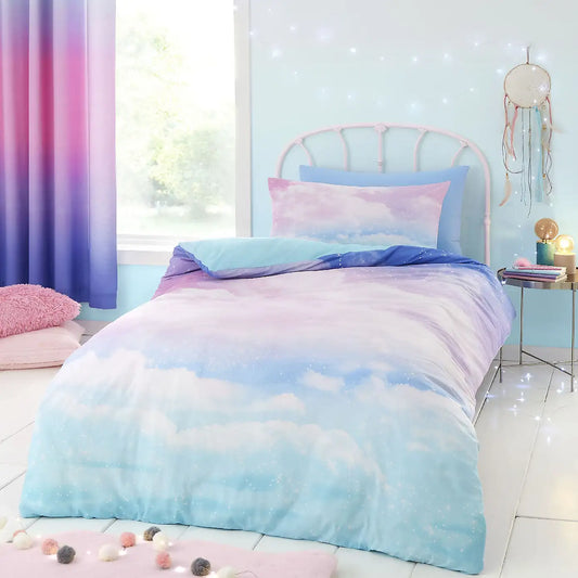 Catherine Lansfield Ombre Rainbow Clouds Set