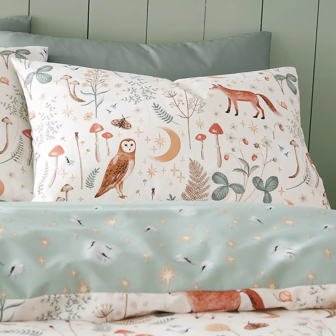 Catherine Lansfield Enchanted Twilight Duvet Set - Natural