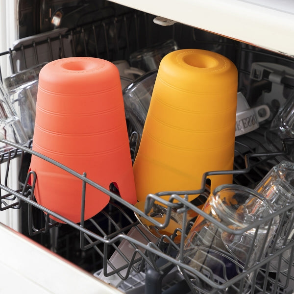 Pair of Collapsible Silicone Popcorn Poppers