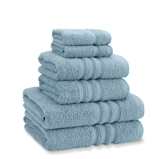 Catherine Lansfield Zero Twist 6 Piece Towel Bale - Blue