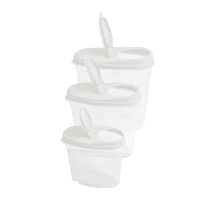 Dry Food Set - White