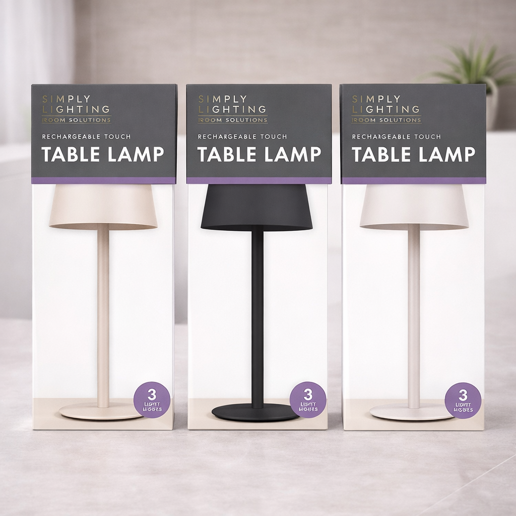 Rechargeable Wireless Touch Table Lamp