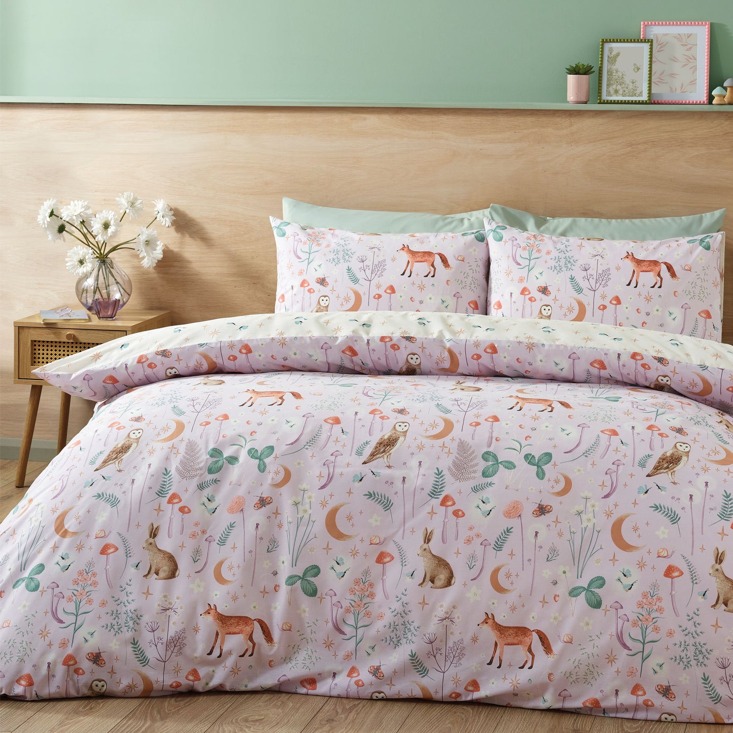 Catherine Lansfield Enchanted Twilight Duvet Set - Lilac