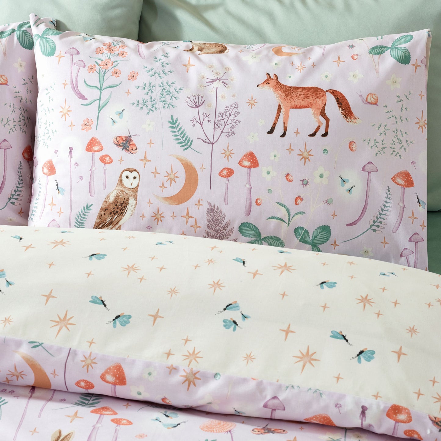 Catherine Lansfield Enchanted Twilight Duvet Set - Lilac