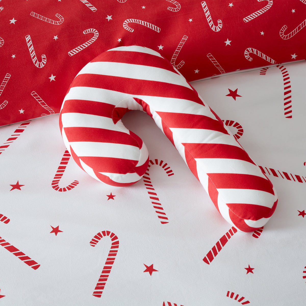 Catherine Lansfield Candy Cane Cushion