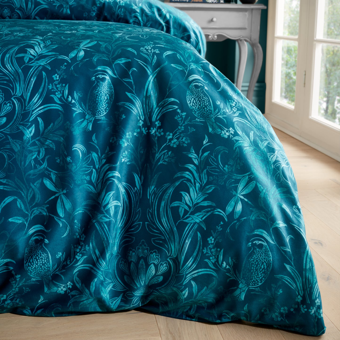 Bridgerton By Catherine Lansfield - Regal Birds Duvet Set