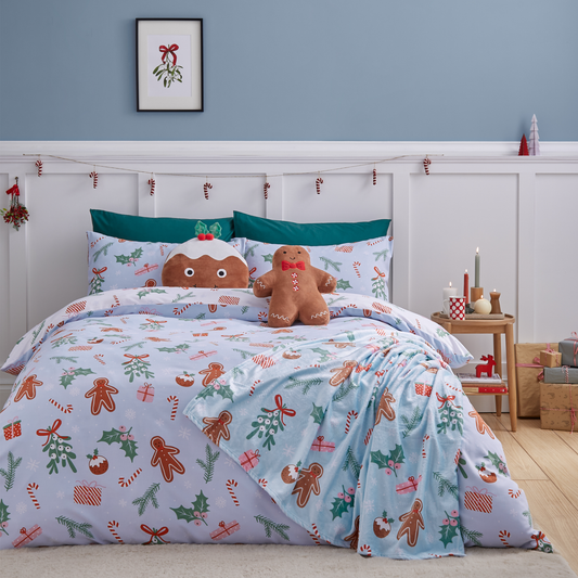 Catherine Lansfield - Christmas Gingerbread Duvet Set