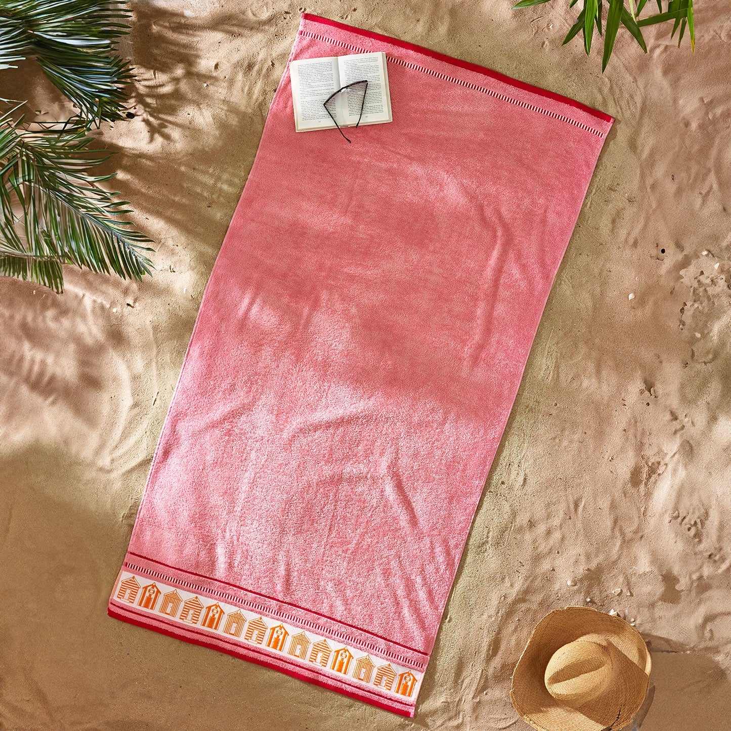 Catherine Lansfield - Beach Huts Beach Towel XL
