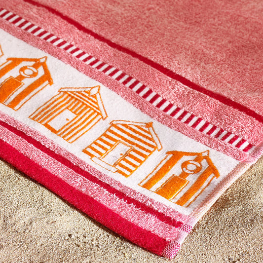 Catherine Lansfield - Beach Huts Beach Towel XL