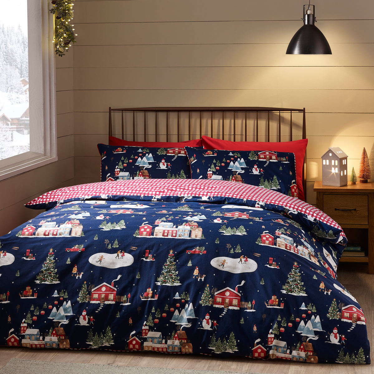 Catherine Lansfield Ski Village Duvet Set
