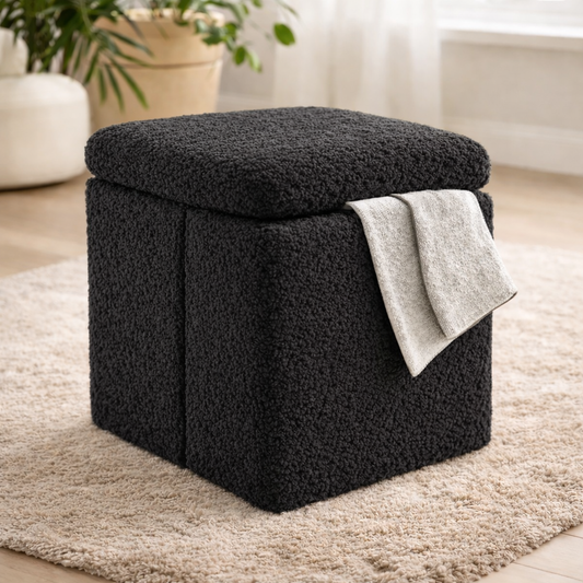 Teddy Fluffy Ottoman