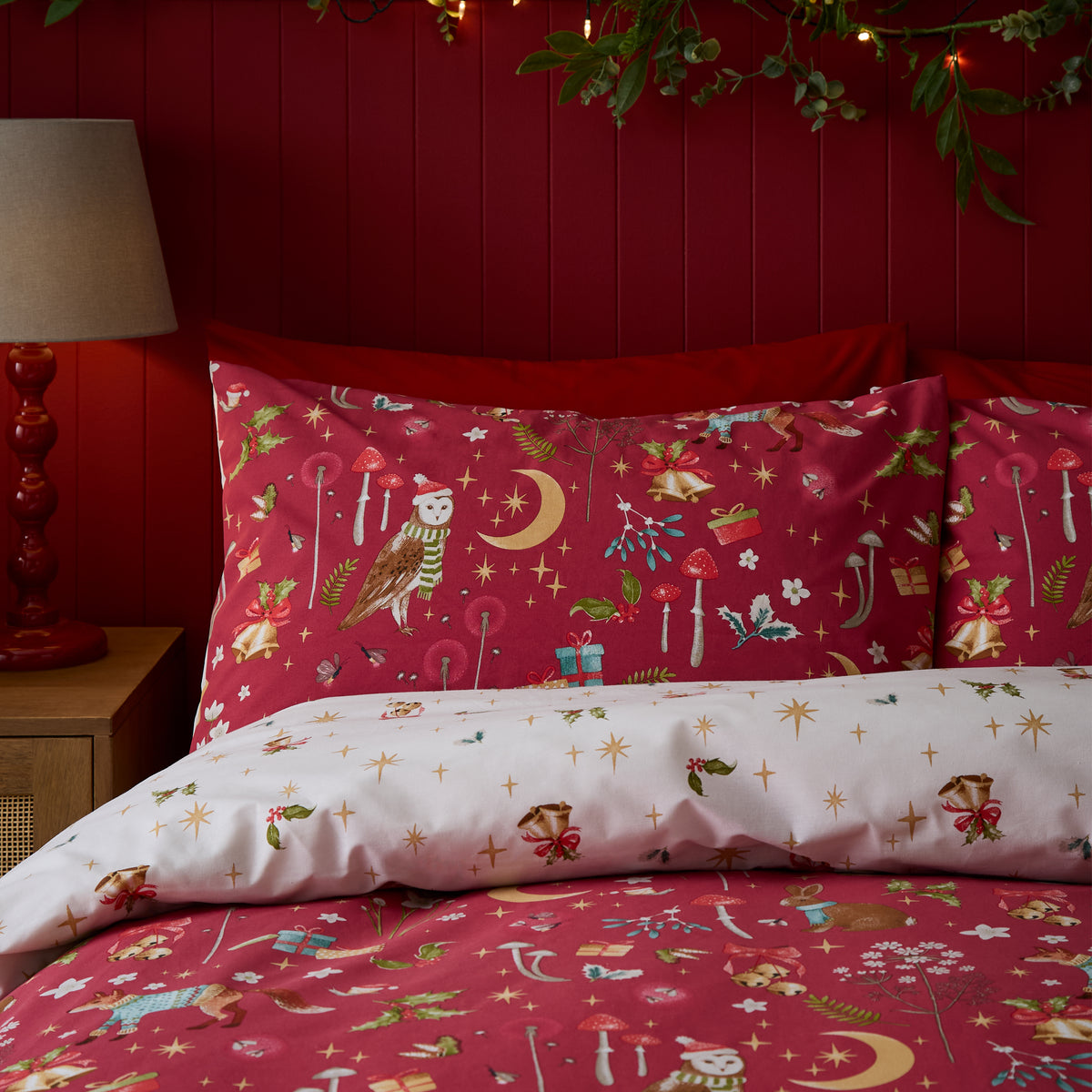 Catherine Lansfield Christmas Enchanted Twilight Duvet Set