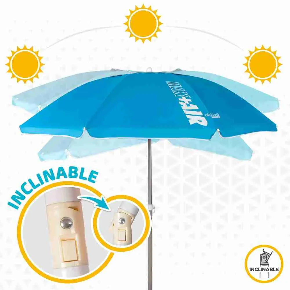Aktive Beach Umbrella - Max Air - 220cm