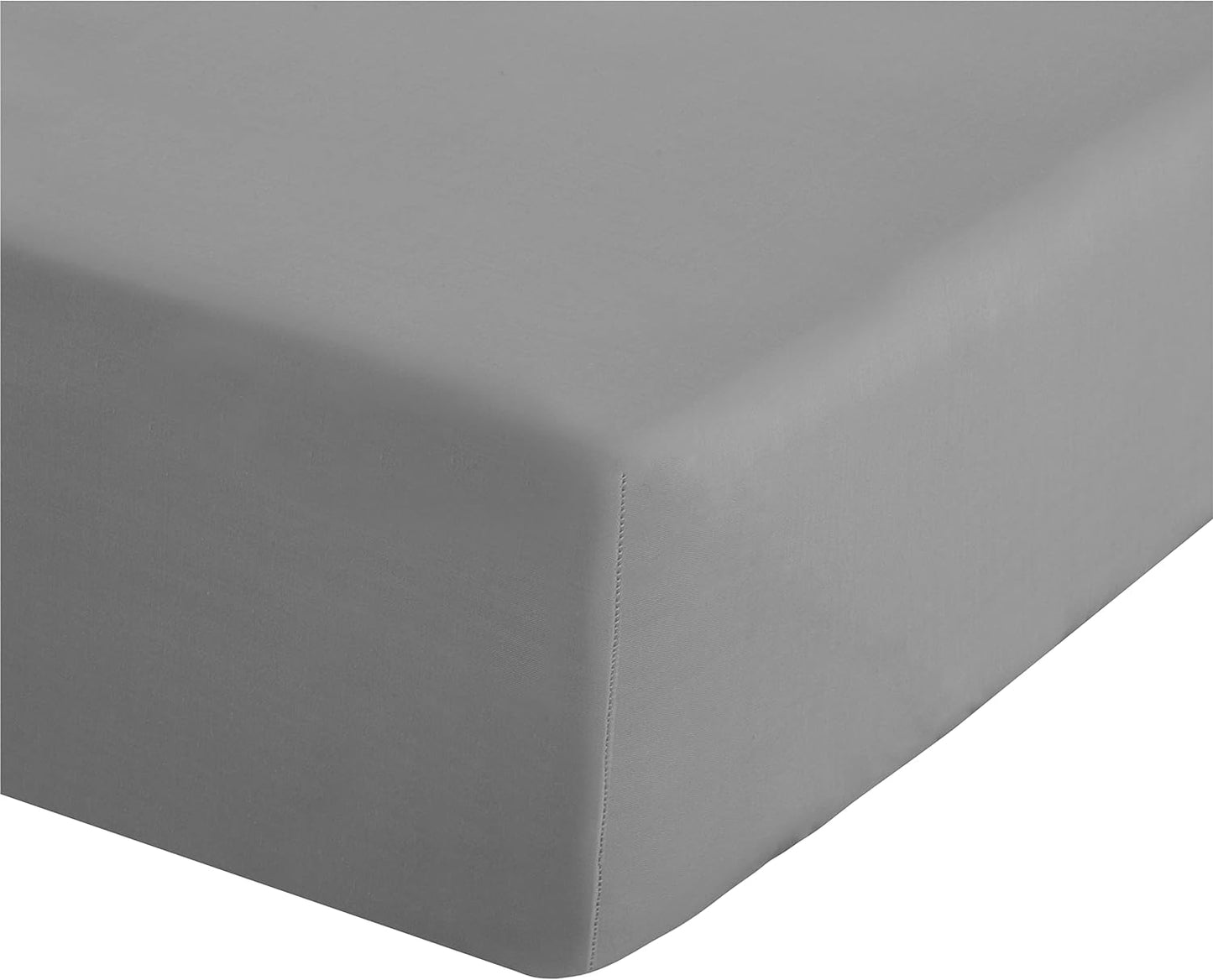 Catherine Lansfield Easy Iron Extra Deep Fitted Sheet - Light Grey
