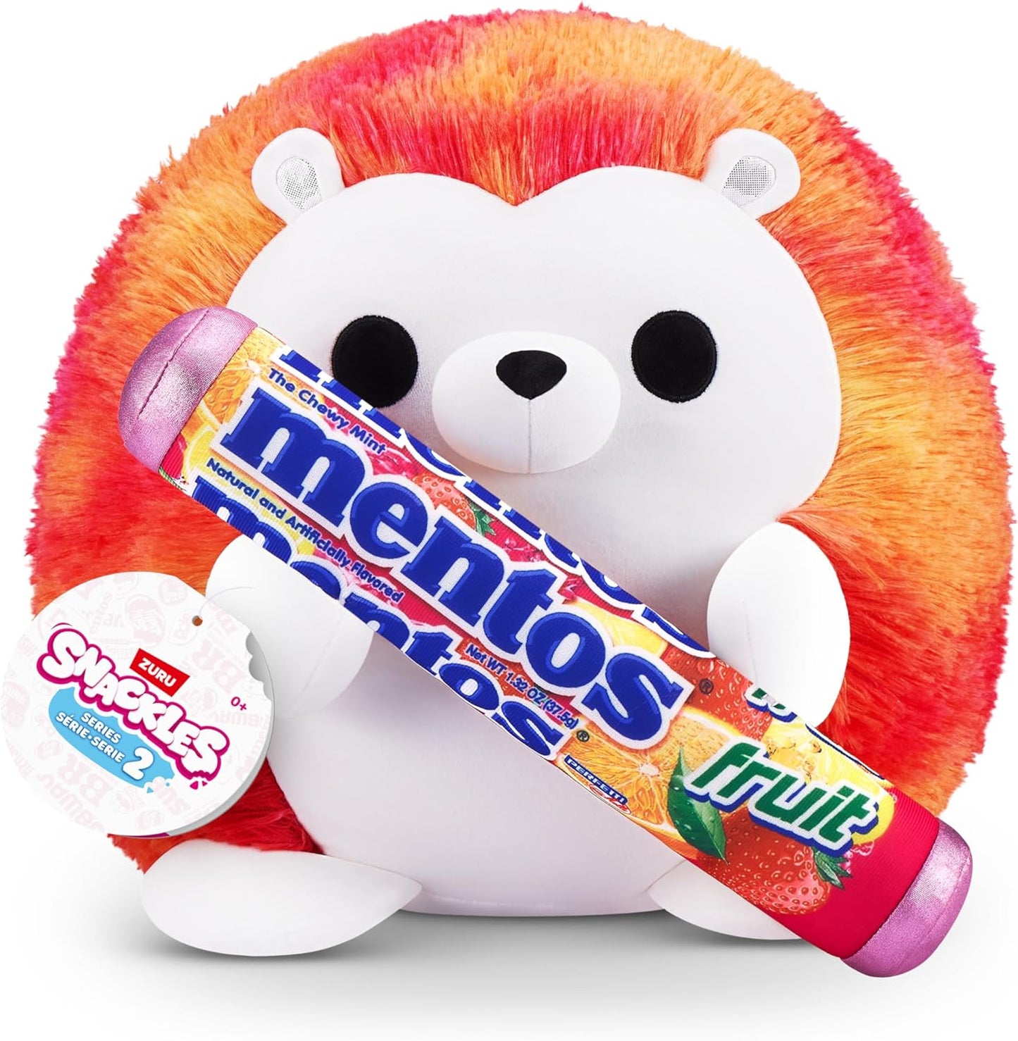 Snackles Series 2 Hedgehog & Mentos 8 Inch Plush by ZURU