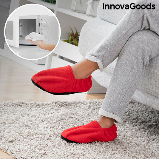 Foot Warmer Microwavable Heated Slippers - One Size