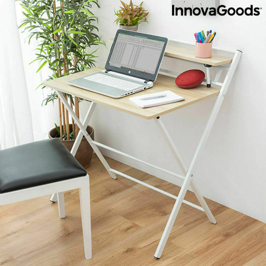 Folding Desk with Shelf