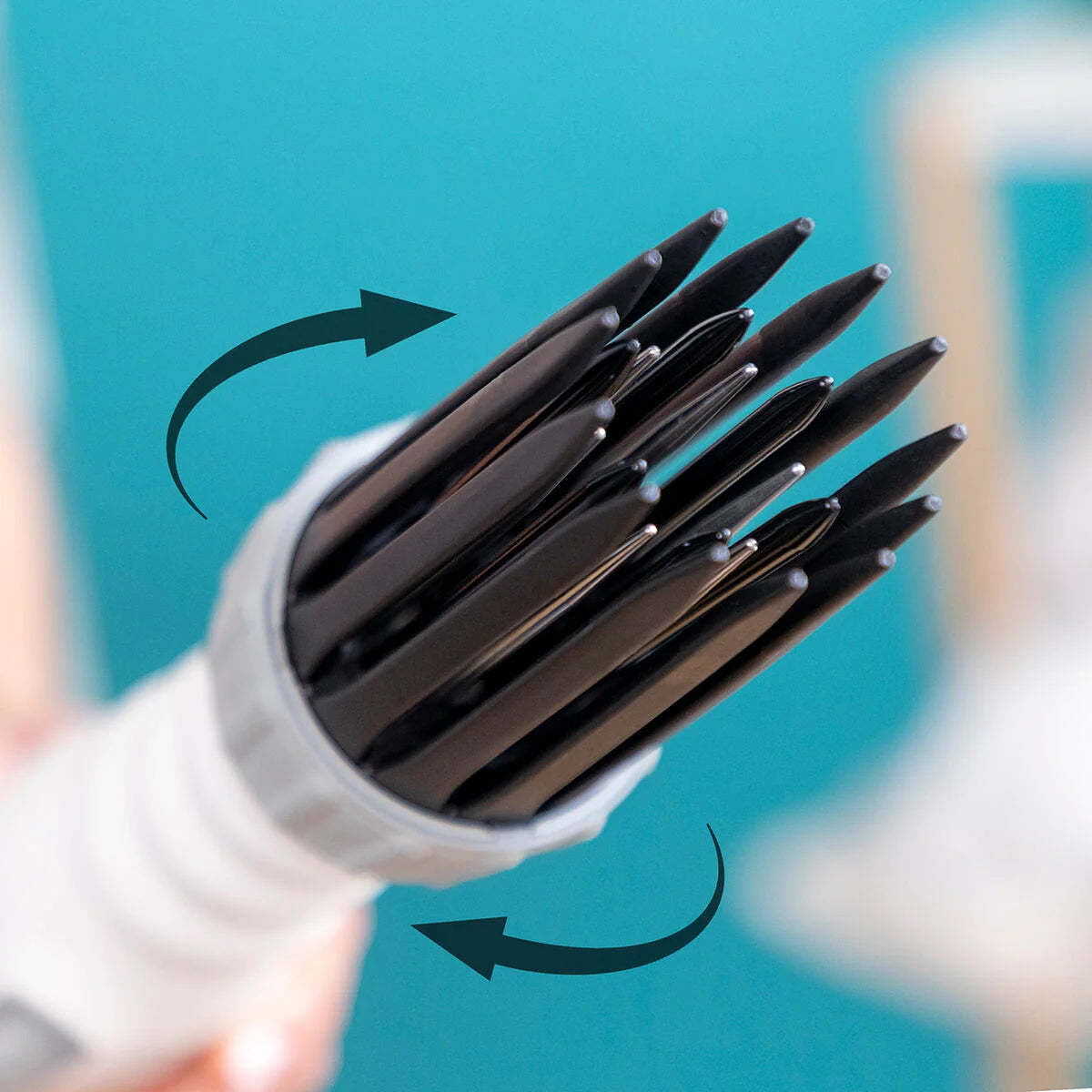 3-in-1 Drying, Styling and Curling Hairbrush - 550W