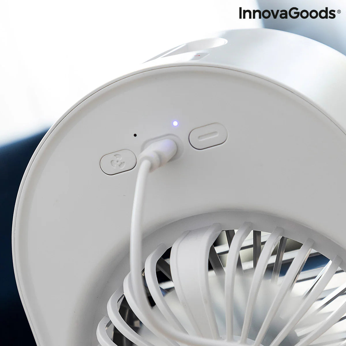 Mini Ultrasound Air Cooler-Humidifier with LED