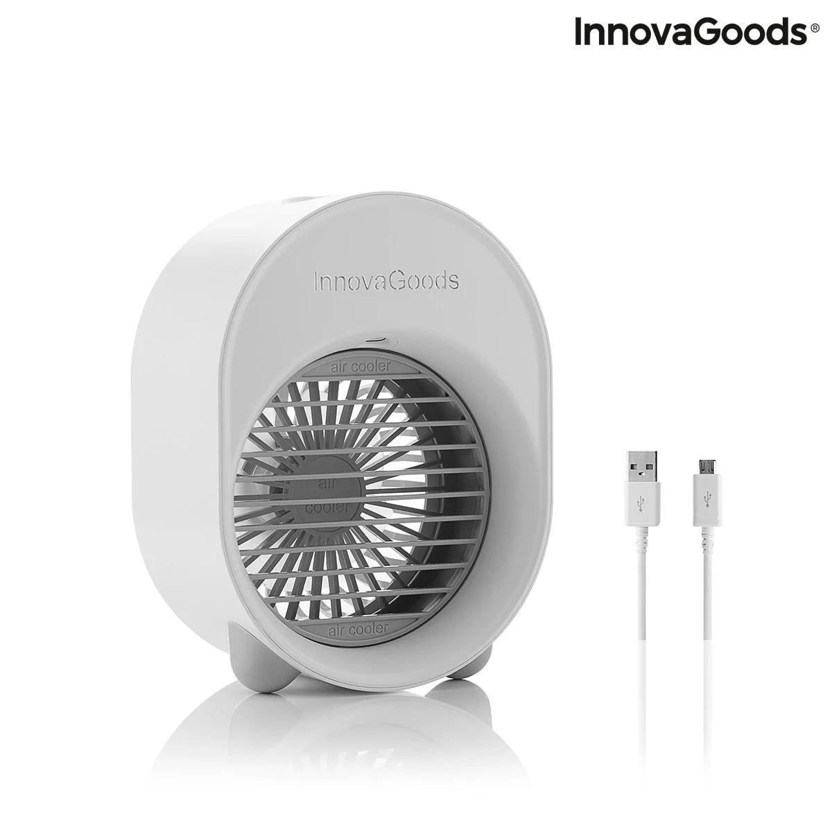 Mini Ultrasound Air Cooler-Humidifier with LED