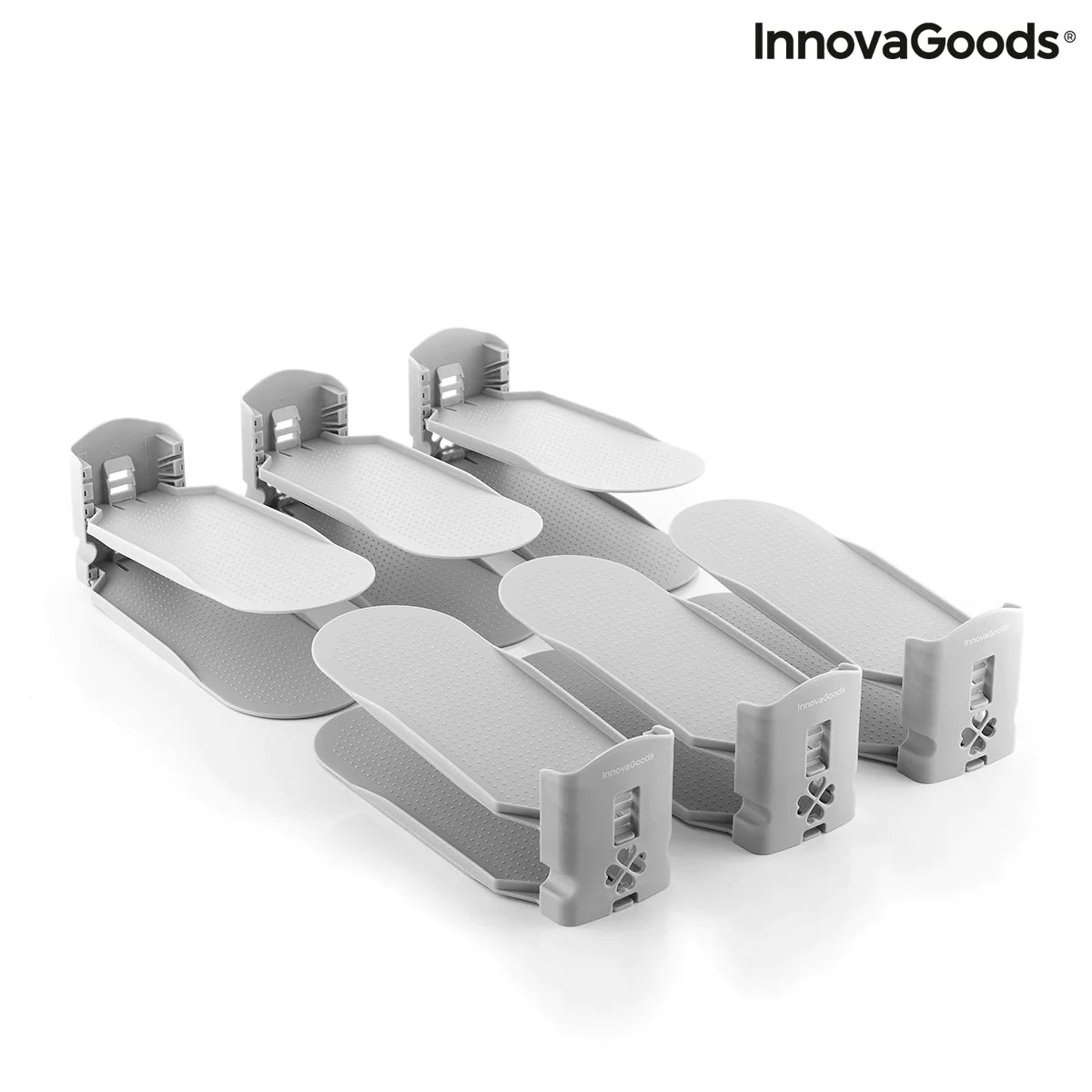 Adjustable Shoe Organiser - 6 Units