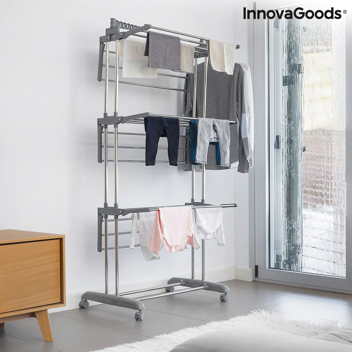 Folding Vertical Clothes Dryer