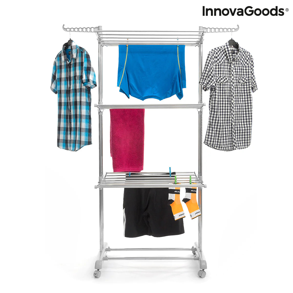 Folding Vertical Clothes Dryer