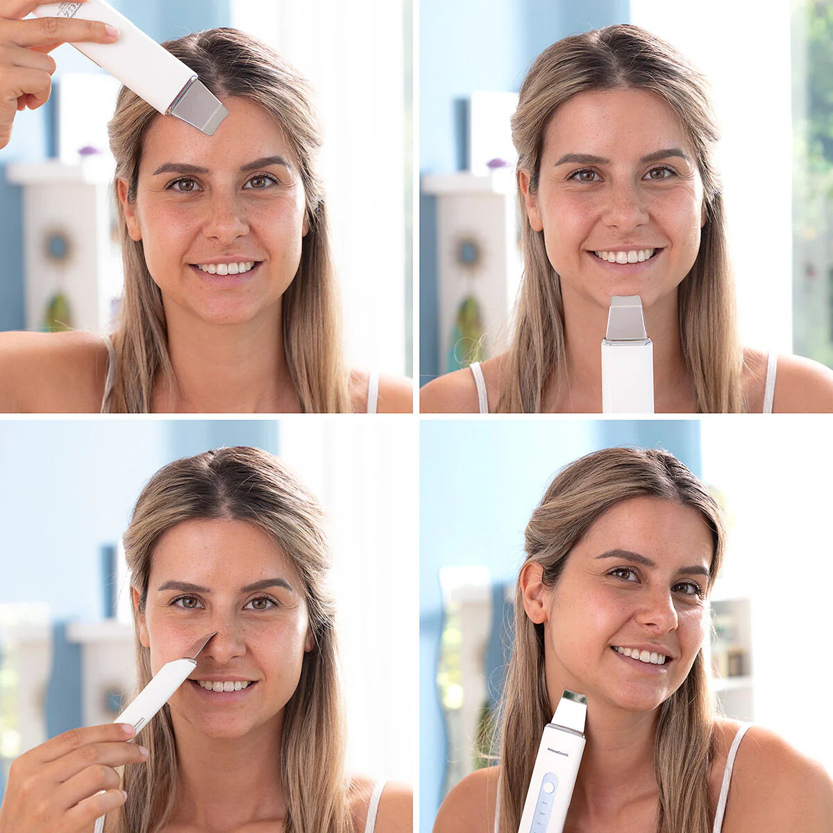 4-in-1 Ultrasonic Facial Cleaner