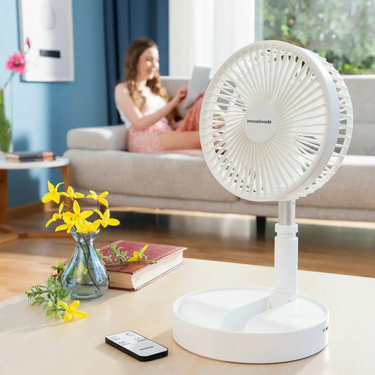 3 in 1 Foldable Rechargeable Fan