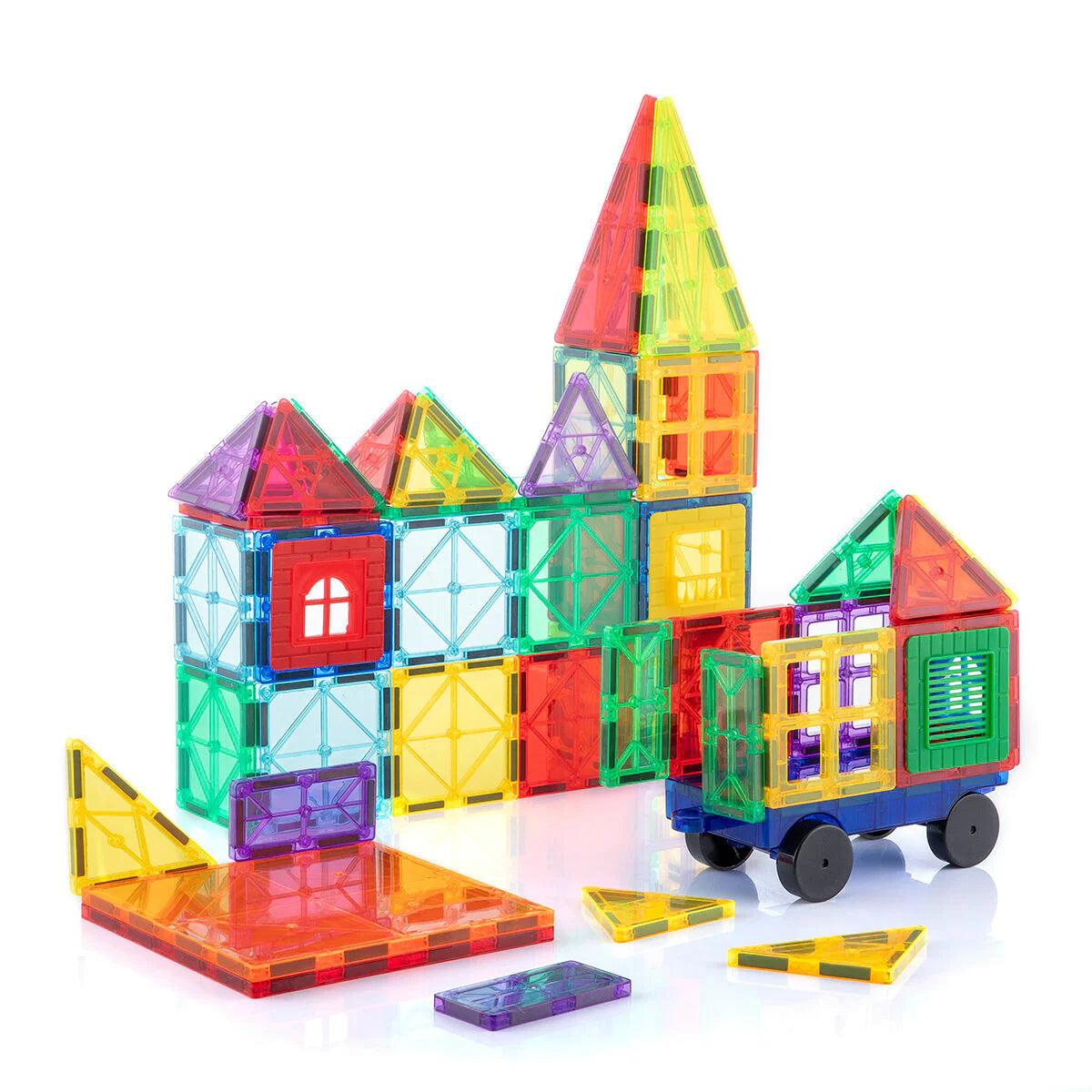 3D Magnetic Building Blocks 57 Pieces