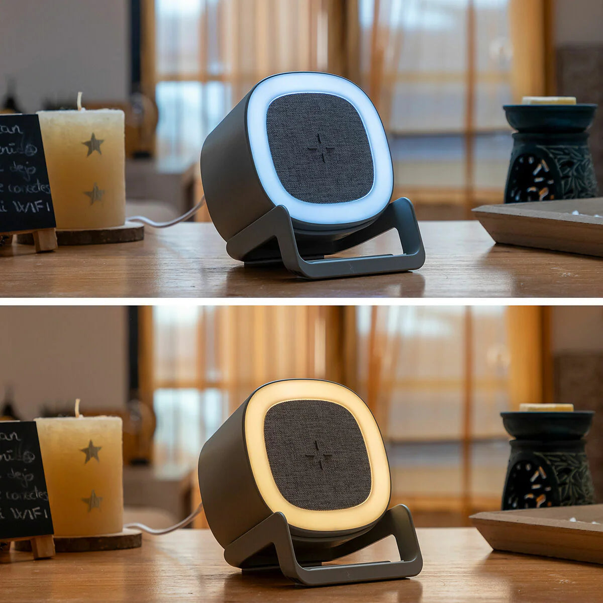 Wireless Speaker-Charger with LED