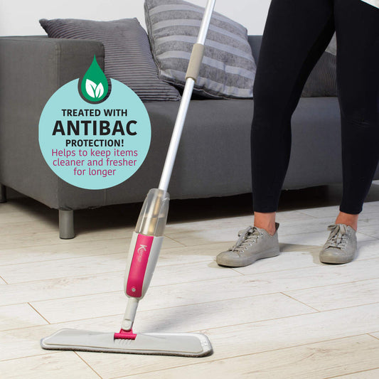 Antibac Spray Mop With Refillable Microfibre Head - Kleeneze