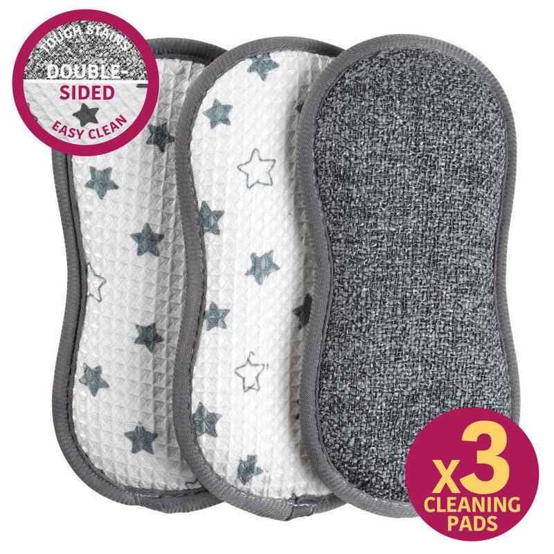 Anti-Bac Star Cleaning Pads, Pack Of 3 - Kleeneze