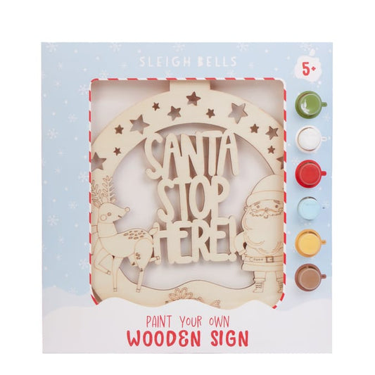 Sleigh Bells Paint Your Own Wooden Sign