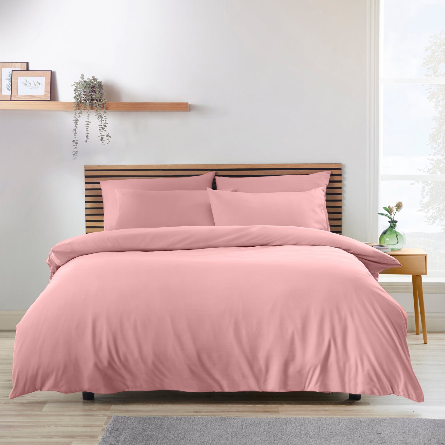 Catherine Lansfield So Soft Non Iron Duvet Set - Blush