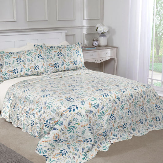 Elanor - Quilted Patchwork Bedspread