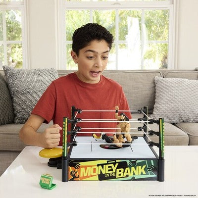 WWE Money in the Bank Cash-In Ring Playset – 40+ Sounds & Phrases
