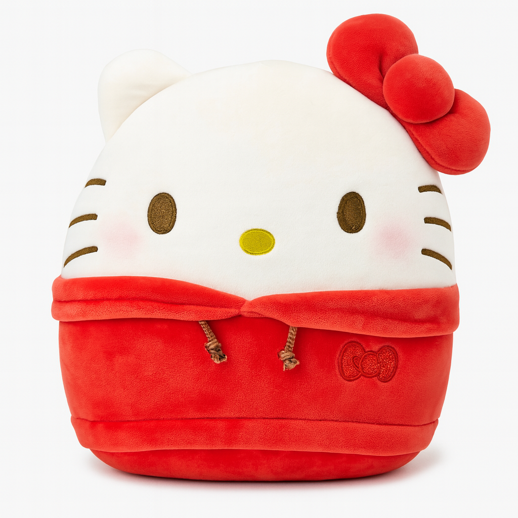 Squishmallows Hello Kitty Plush Hoodie Cushion