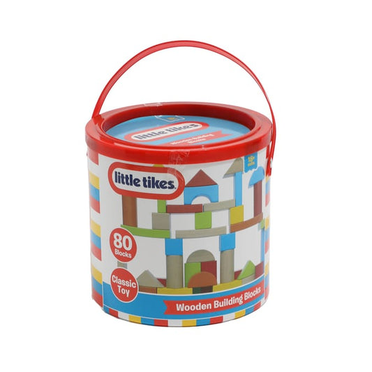 Little Tikes 80 Wooden Building Blocks