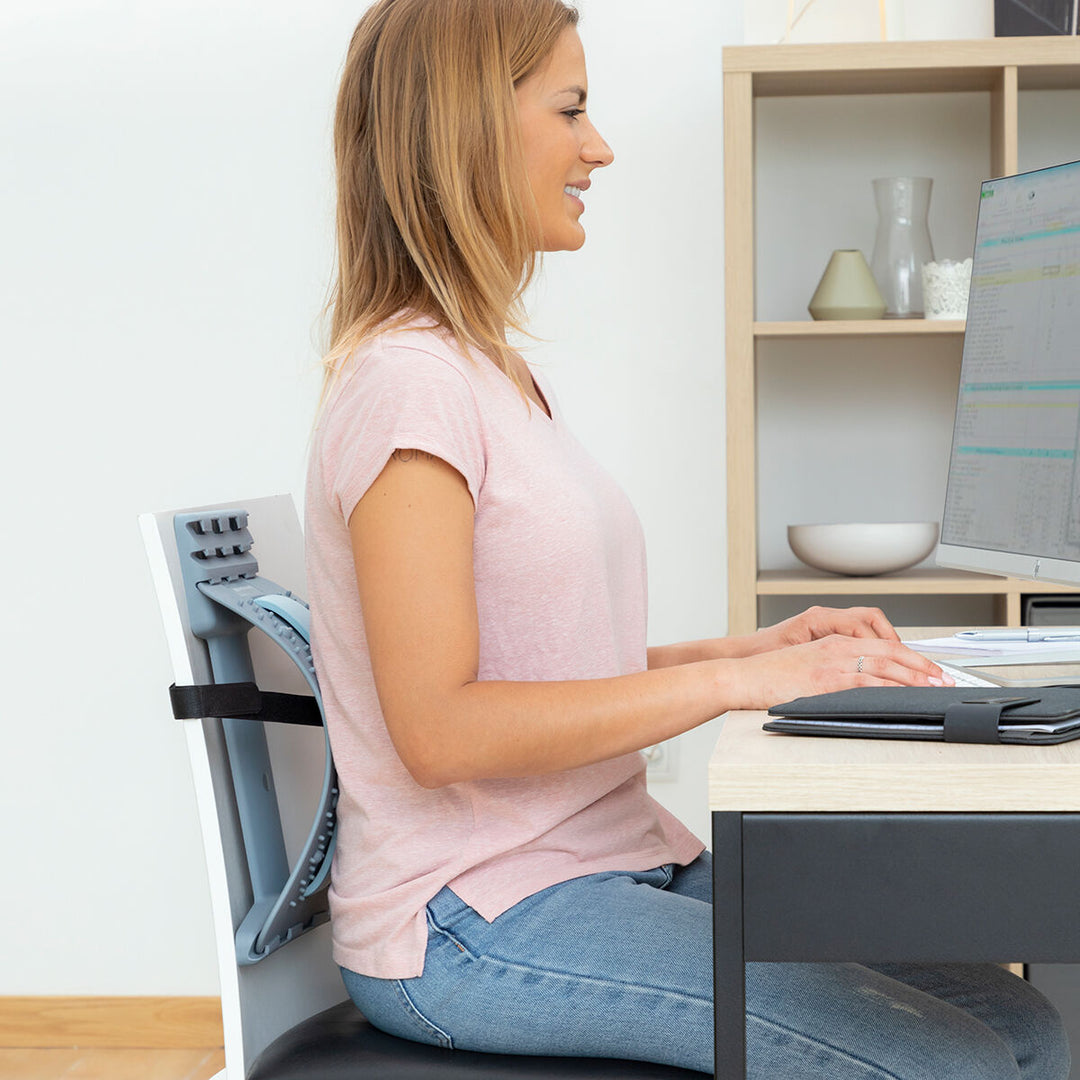 Lumbar Corrector, Stretcher and Support with Pressure and Magnetic Points